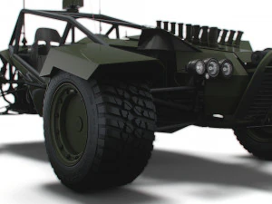 Generic Military Buggy ATGM 2023 3D Model