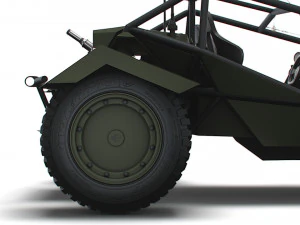 Generic Military Buggy ATGM 2023 3D Model