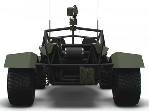 Generic Military Buggy ATGM 2023 3D Model