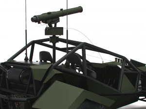 Generic Military Buggy ATGM 2023 3D Model