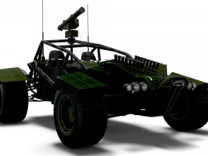 Generic Military Buggy ATGM 2023 3D Model