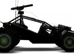 Generic Military Buggy ATGM 2023 3D Model