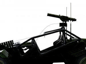Generic Military Buggy ATGM 2023 3D Model