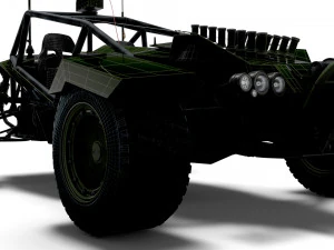 Generic Military Buggy ATGM 2023 3D Model