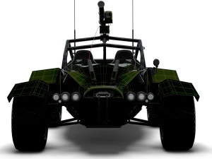 Generic Military Buggy ATGM 2023 3D Model