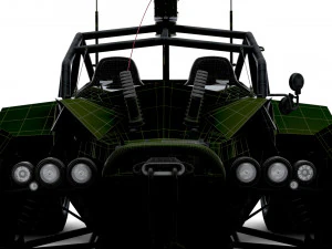 Generic Military Buggy ATGM 2023 3D Model