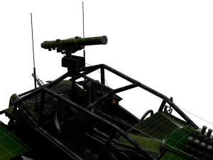 Generic Military Buggy ATGM 2023 3D Model