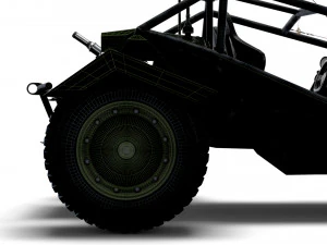 Generic Military Buggy ATGM 2023 3D Model