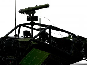 Generic Military Buggy ATGM 2023 3D Model