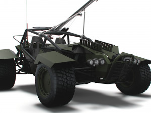 Generic Military Buggy UAV 2023 3D Model