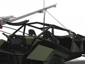 Generic Military Buggy UAV 2023 Model 3D