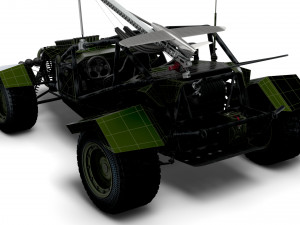 Generic Military Buggy UAV 2023 Model 3D