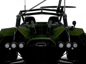 Generic Military Buggy UAV 2023 Model 3D