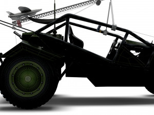 Generic Military Buggy UAV 2023 Model 3D