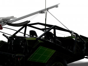 Generic Military Buggy UAV 2023 Model 3D
