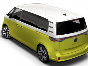 VW IDBuzz LWB 2023 Model 3D