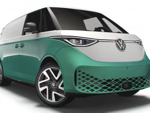 Volkswagen ID Buzz Cargo LWB 2023 Modello 3D