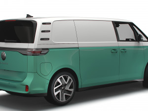 Volkswagen ID Buzz Cargo LWB 2023 3D Model
