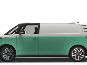 Volkswagen ID Buzz Cargo LWB 2023 3D Model