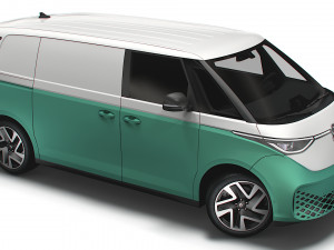 Volkswagen ID Buzz Cargo LWB 2023 3D Model