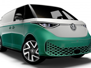 Volkswagen ID Buzz Cargo LWB 2023 3D Model