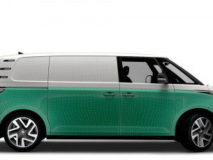 Volkswagen ID Buzz Cargo LWB 2023 3D Model
