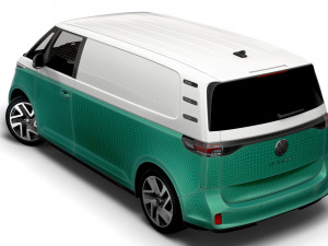 Volkswagen ID Buzz Cargo LWB 2023 3D Model