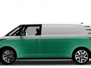 Volkswagen ID Buzz Cargo LWB 2023 3D Model