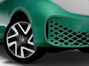 Volkswagen ID Buzz Cargo LWB 2023 3D Model