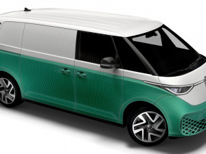 Volkswagen ID Buzz Cargo LWB 2023 3D Model