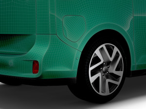 Volkswagen ID Buzz Cargo LWB 2023 3D Model