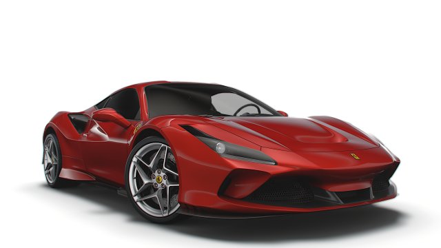 Ferrari F8 Tributo 2023 3D मॉडल .c4d .max .obj .3ds .fbx .stl .blend 