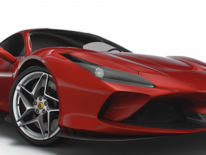 Ferrari F8 Tributo 2023 3D मॉडल