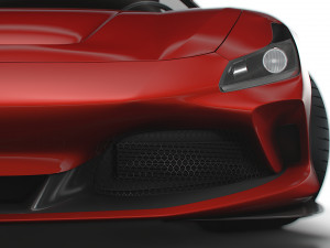 Ferrari F8 Tributo 2023 3D मॉडल