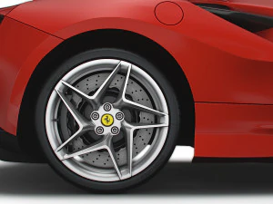 Ferrari F8 Tributo 2023 3D Model