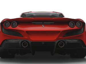 Ferrari F8 Tributo 2023 3D मॉडल