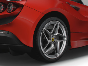 Ferrari F8 Tributo 2023 3D मॉडल