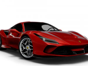 Ferrari F8 Tributo 2023 3D Model