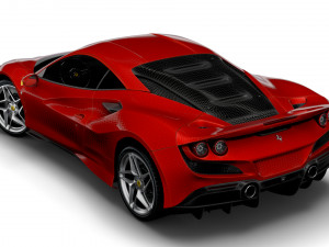 Ferrari F8 Tributo 2023 3D मॉडल