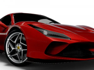 Ferrari F8 Tributo 2023 3D Model
