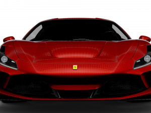 Ferrari F8 Tributo 2023 3D मॉडल