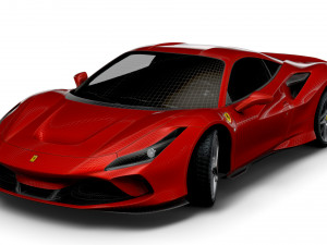 Ferrari F8 Tributo 2023 3D मॉडल