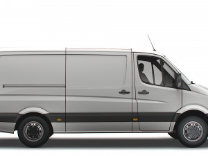 Freightliner Sprinter Van L2H1 2009 3D-Modell