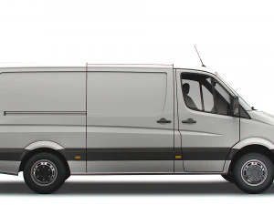 Freightliner Sprinter Van L2H1 2009 3D Model