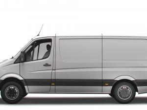 Freightliner Sprinter Van L2H1 2009 3D-Modell