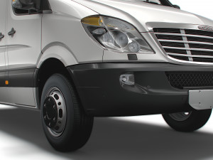 Freightliner Sprinter Van L2H1 2009 3D-Modell