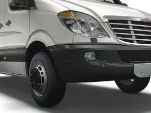 Freightliner Sprinter Van L2H1 2009 3D Model