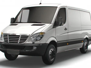 Freightliner Sprinter Van L2H1 2009 3D Model