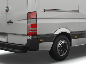 Freightliner Sprinter Van L2H1 2009 3D-Modell