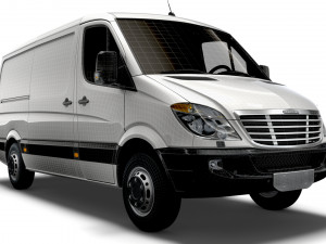 Freightliner Sprinter Van L2H1 2009 3D-Modell